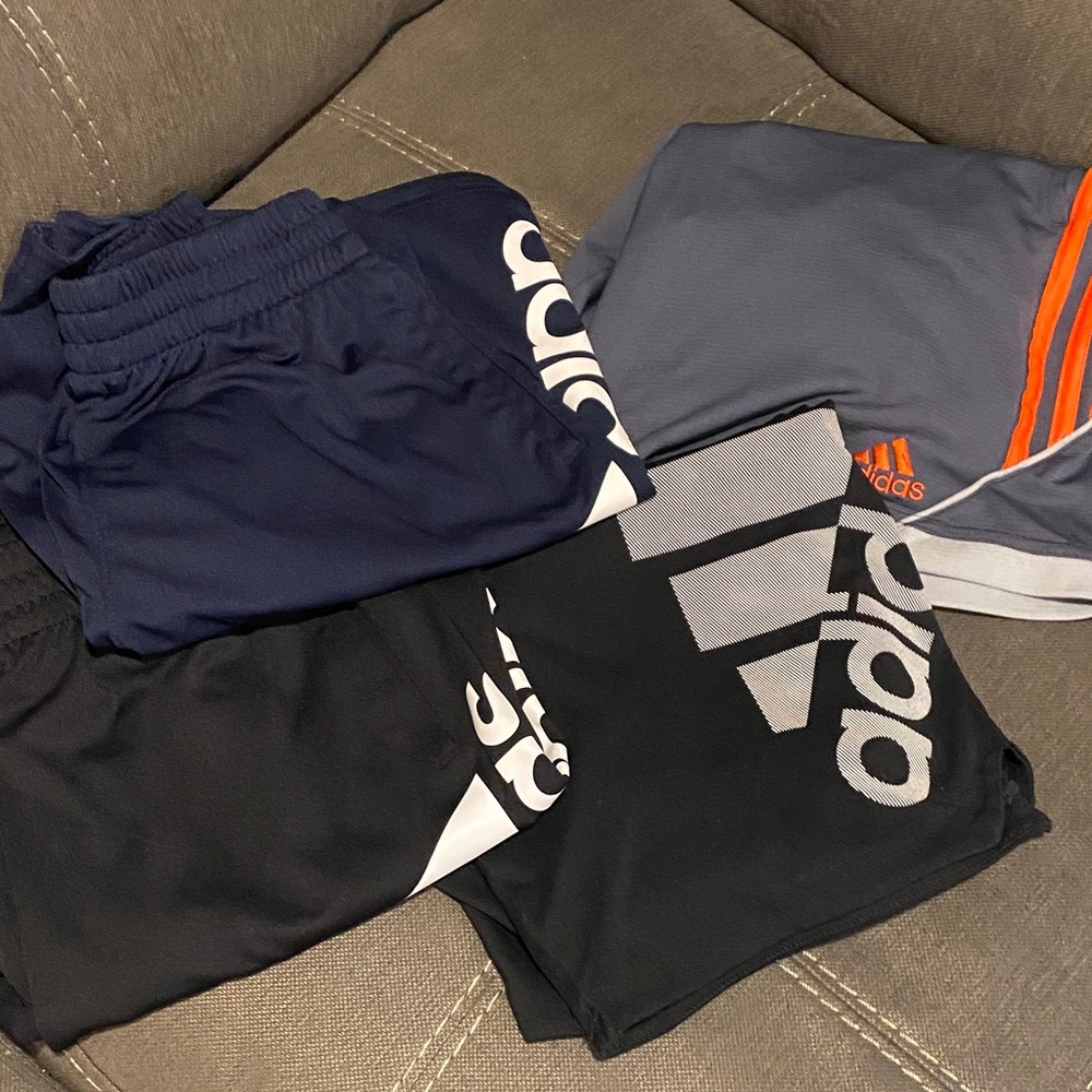 Adidas Kids' Navy and Black Shorts Set